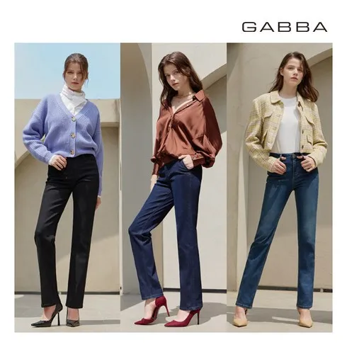 GABBA 24SS 헤리티지 스트레이트핏 여성 데님 3종 잇템5