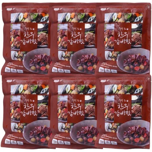 으뜸 정통 한우갈비찜 500g x 6팩 추천상품 TOP5