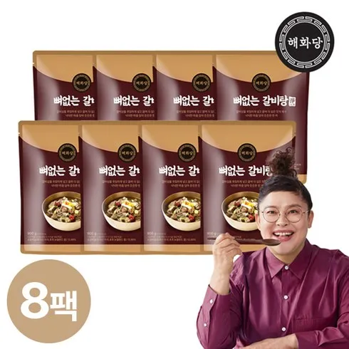 이영자의 뼈없는갈비탕 900g x 8팩 총7.2kg 할인 공유